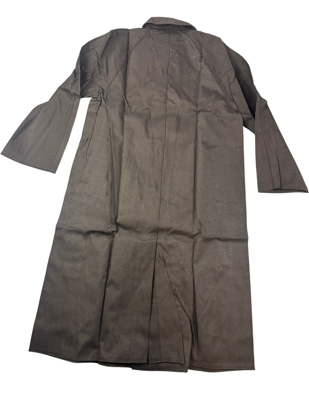Grantham Long Tailored Black Trench Coat - S - Think Vintage