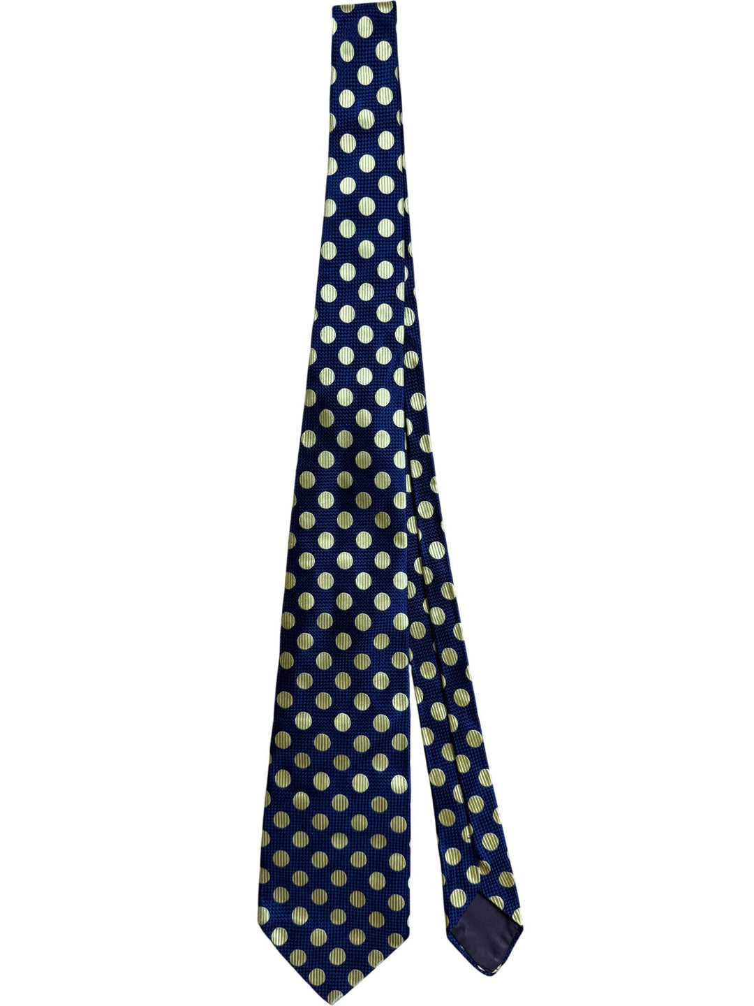 Pierre Cardin Blue Polka Dot Necktie