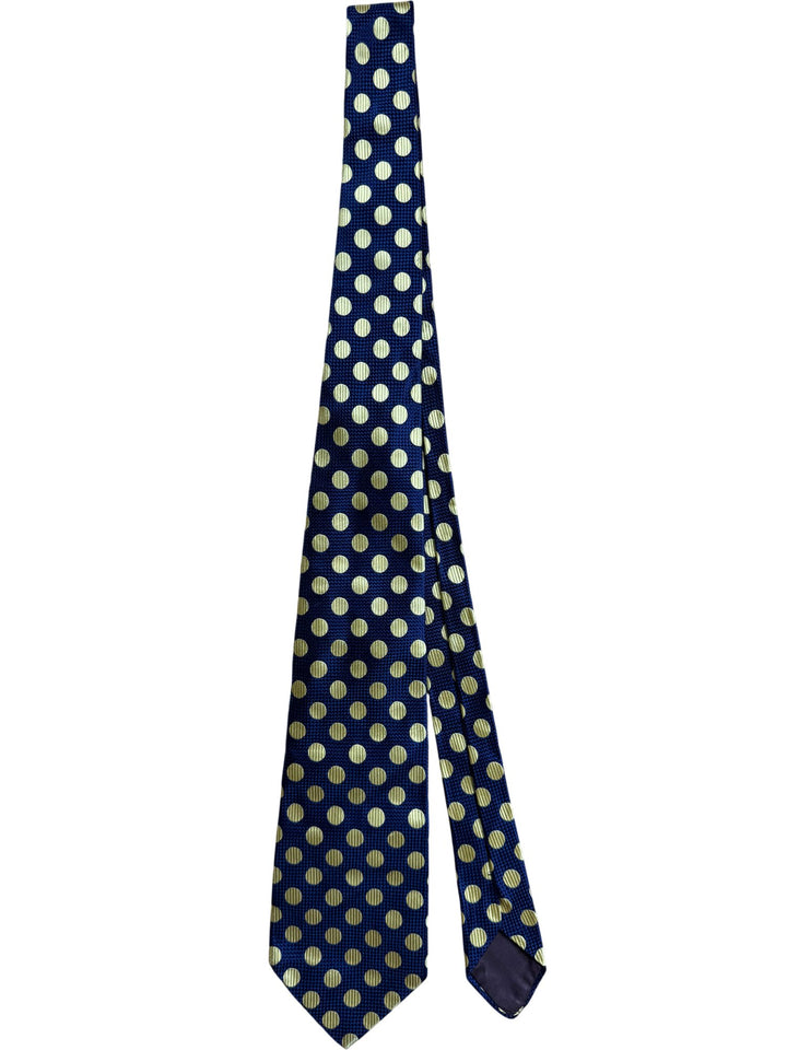 Pierre Cardin Blue Polka Dot Necktie