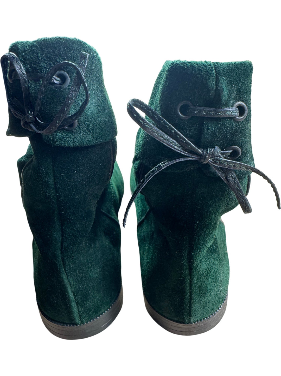 Clarks Green Suede Ankle Boots - 6.5