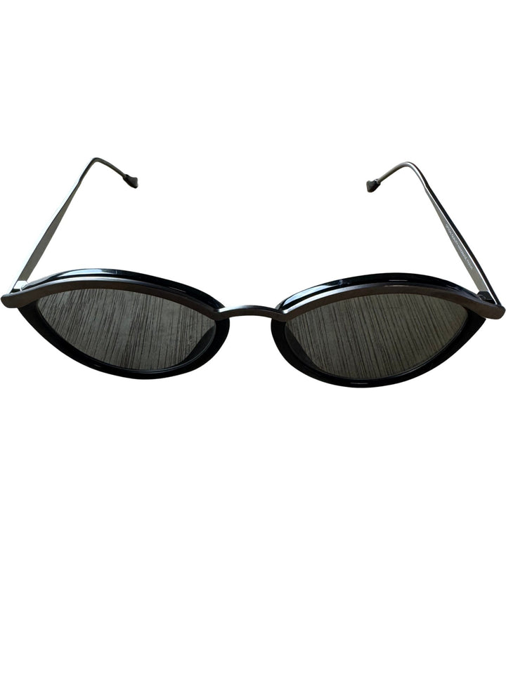 Round Black Handmade Sunglasses