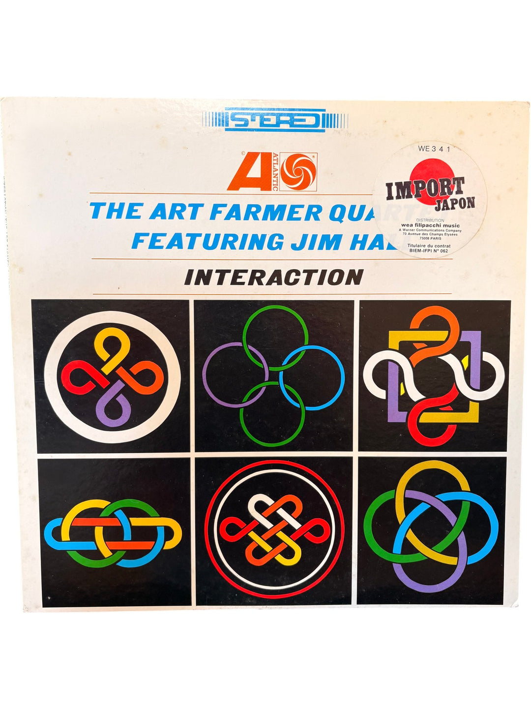 Art Farmer Quartet Featuring Jim Hall Interaction Vinyl - Fair/Good