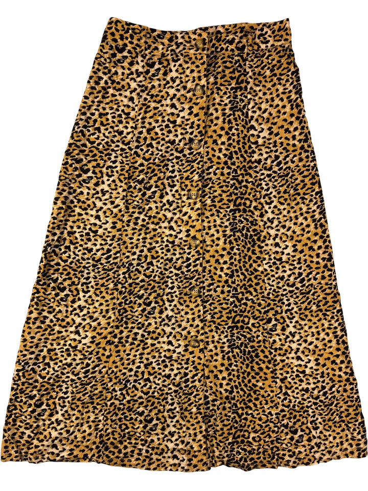Ragdoll Leopard Print Maxi Skirt - S