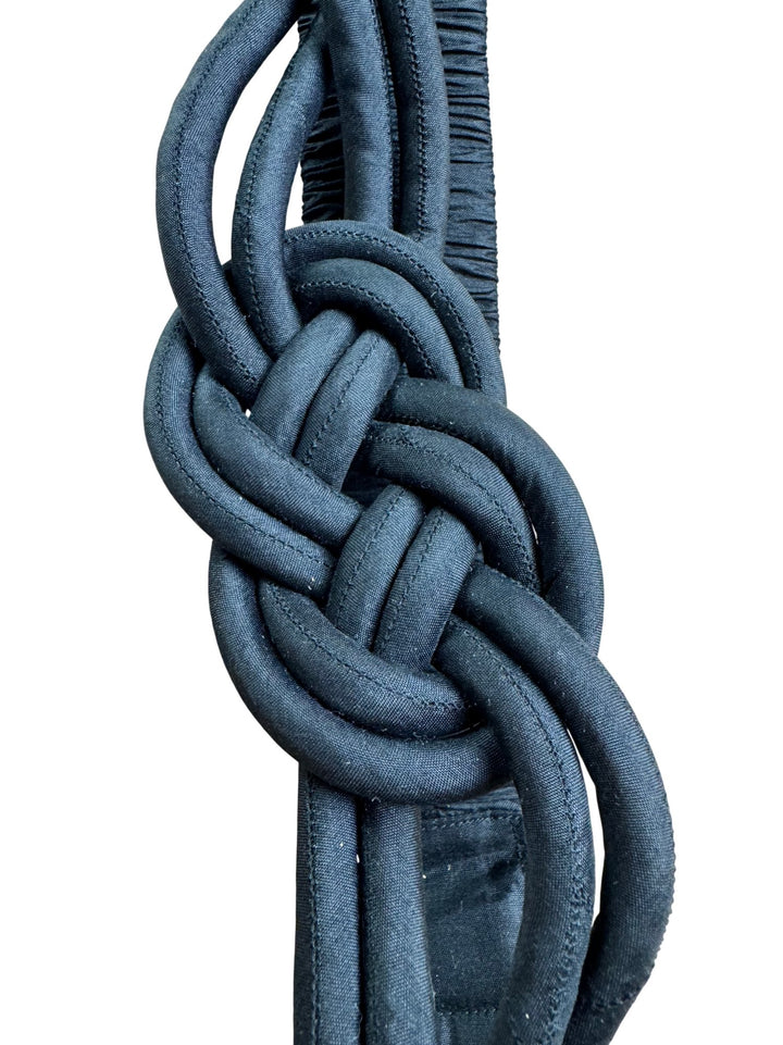 Black Braided Belt - W26-32