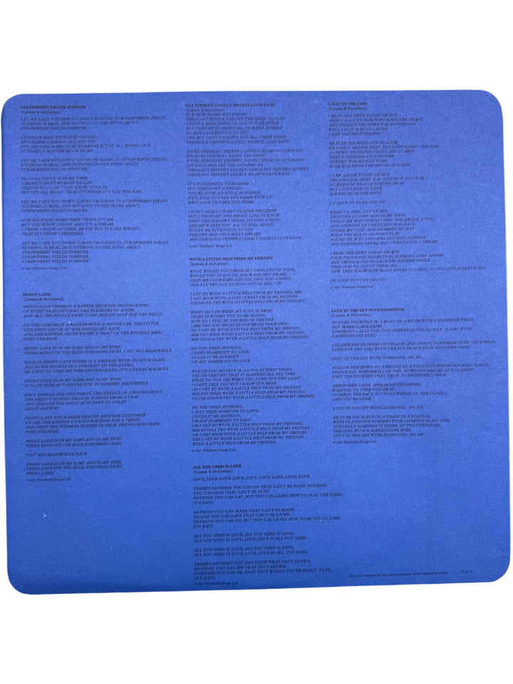 The Beatles 1967-1970 Blue Vinyl LP - Very Good