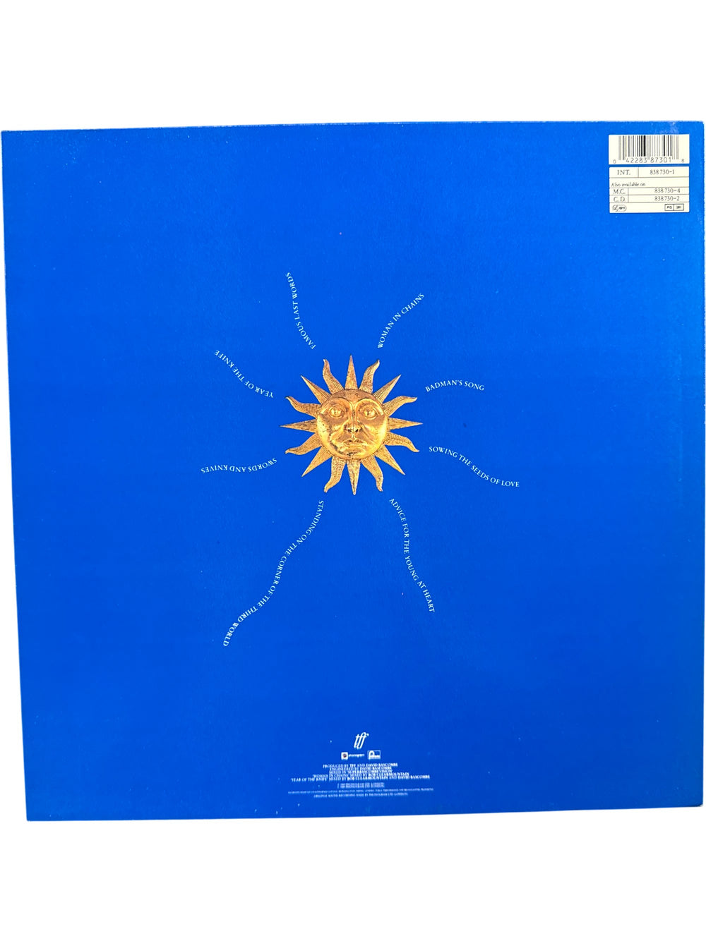 Tears for Fears The Seeds of Love Vinyl Album - Think Vintage