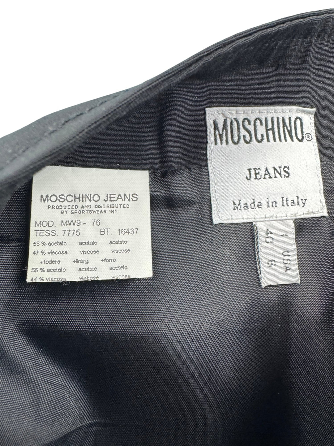 Moschino Black Skirt - W30