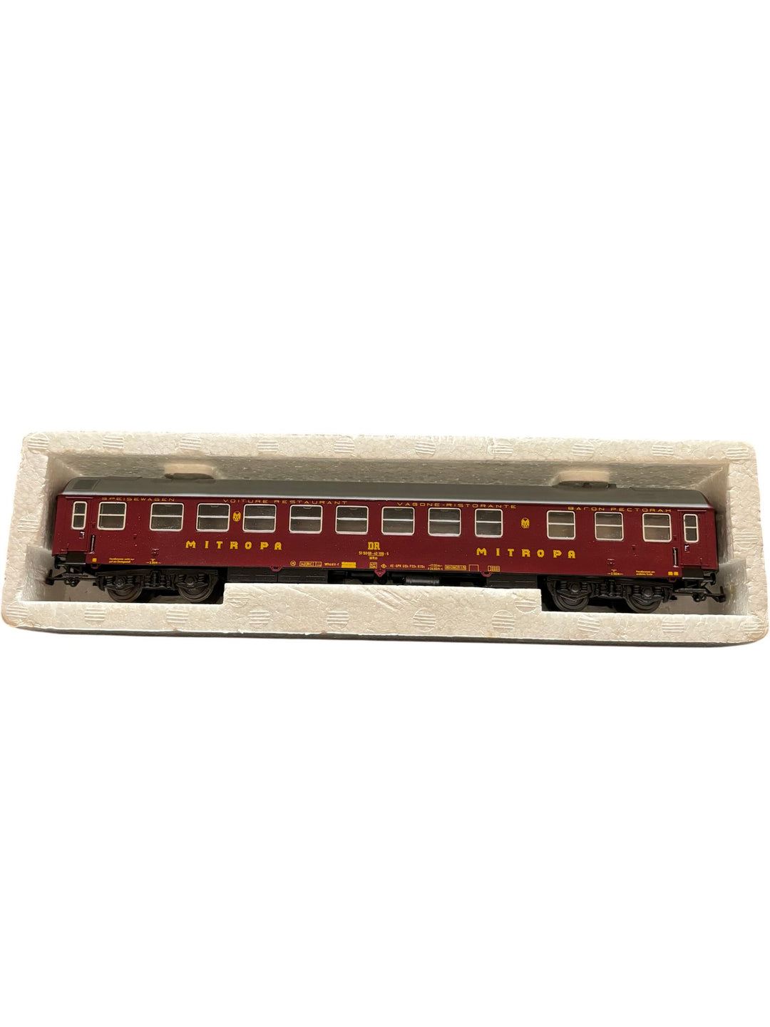 Mitropa HO Scale Model Train Carriage