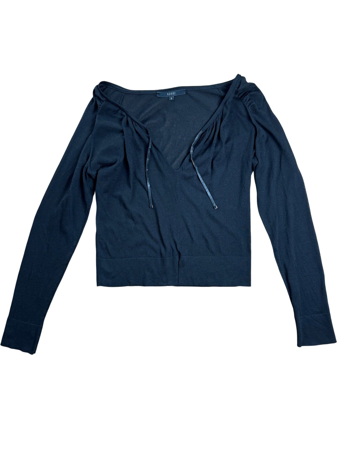 Gucci Black Long Sleeve Top - S