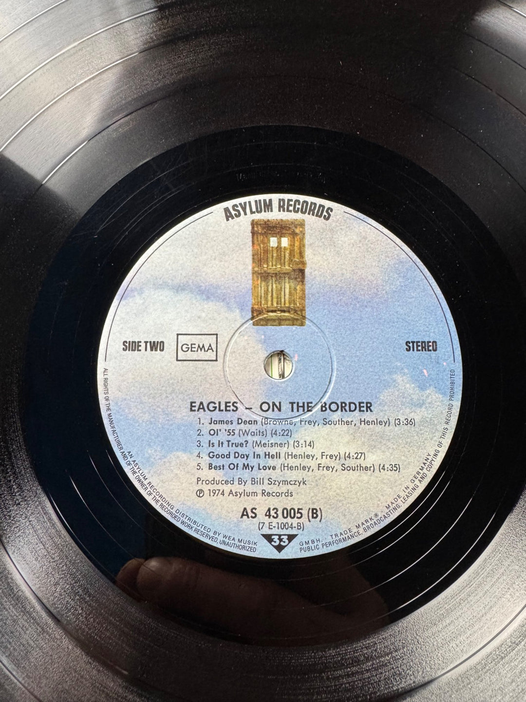 Eagles On The Border Vinyl Record - Good