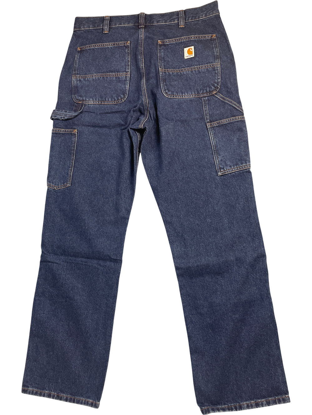 Carhartt Denim Workwear Loose Fit Cargo Jeans - Think Vintage