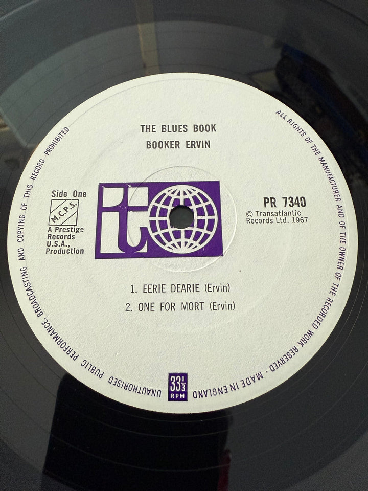 Booker Ervin The Blues Book Album - Think Vintage
