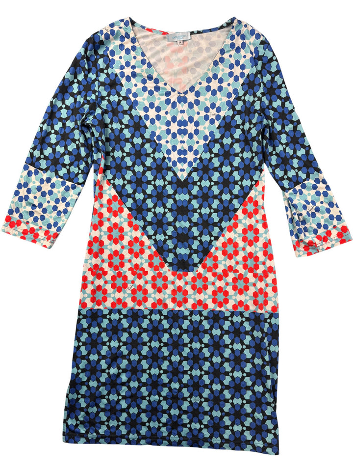 Emilio Pucci Patterned Long Sleeve Dress - M