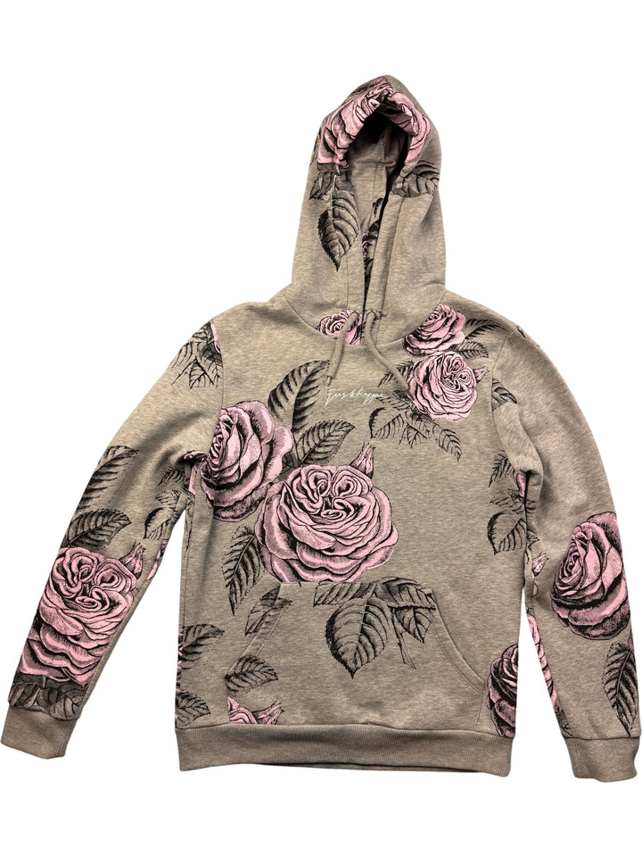 Just Hype Floral Knit Hoodie - M/L