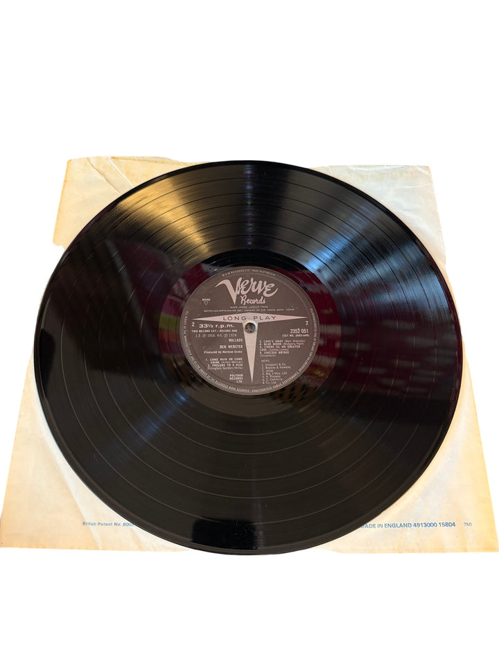 Ballads By Ben Webster Vinyl Record - Fair
