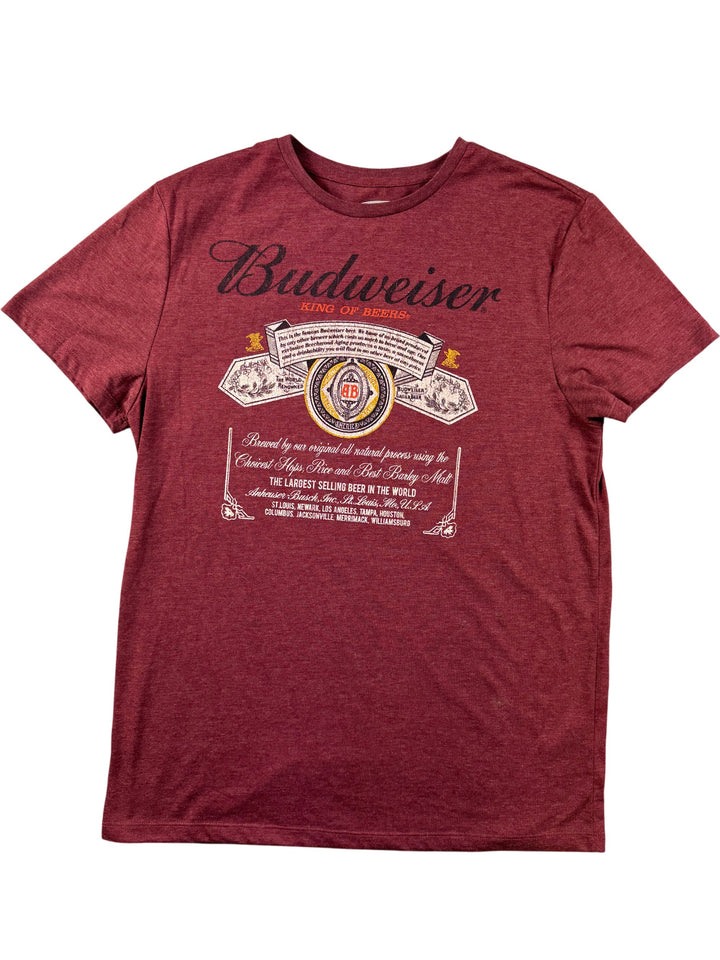 Budweiser Graphic T-Shirt Red - M