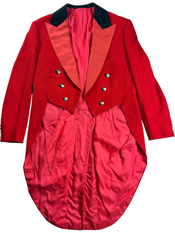 Red Double-Breasted Hunt Coat Tuxedo - M