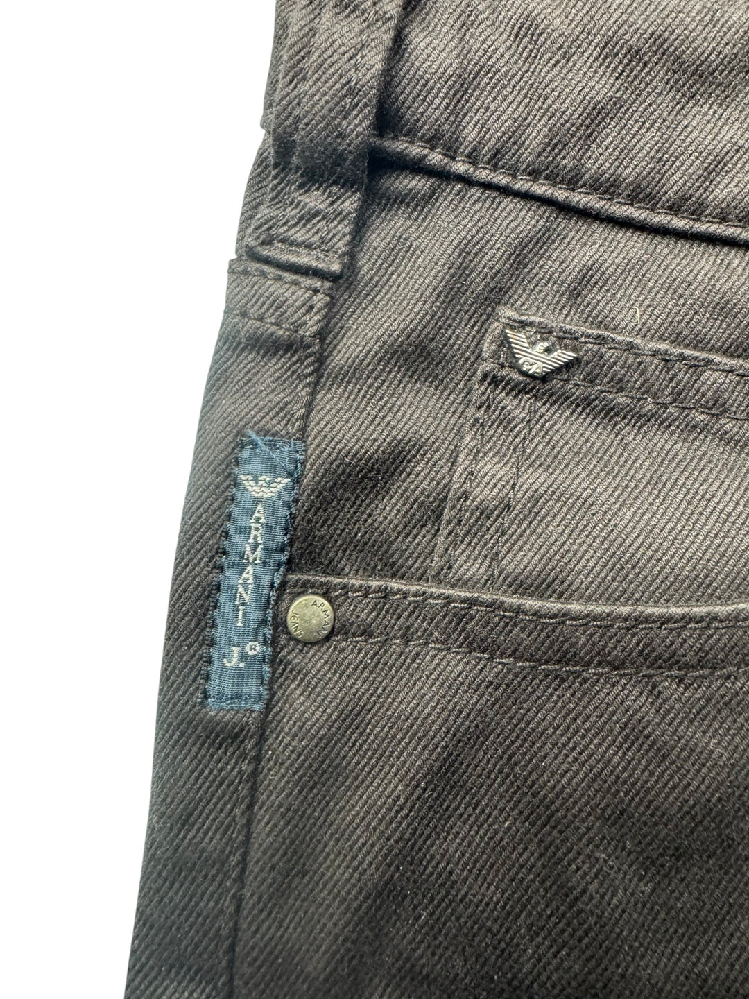 Armani Brown Straight Leg Jeans - W30