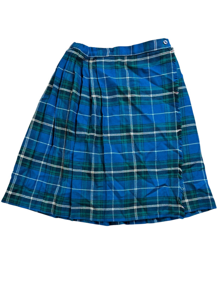 Tartan Pleated Checkered Skirt
