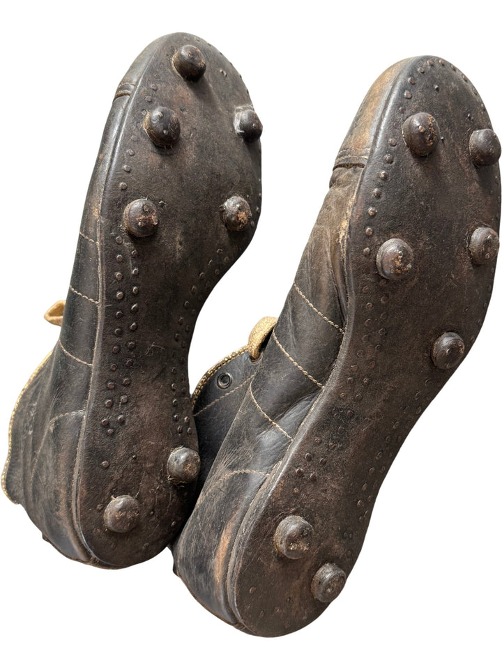 Vintage 1950's Leather Football Boots 'Arthur Rowe' Sleekline - 7
