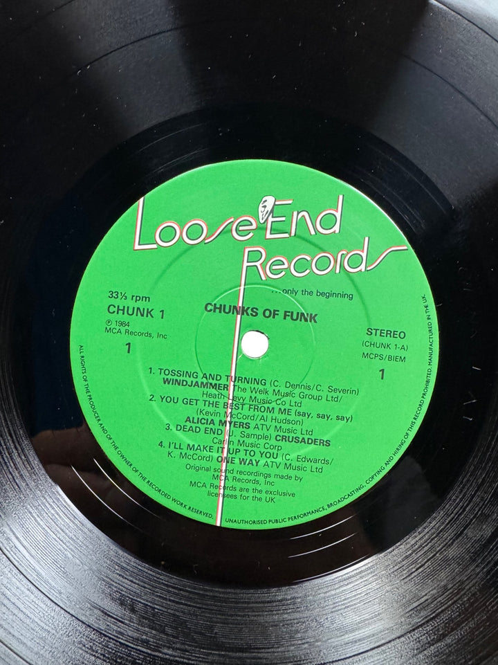 Chunks Of Funk Vinyl Record - Very Good+