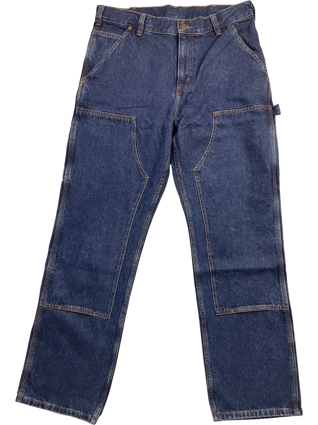 Carhartt Denim Workwear Loose Fit Cargo Jeans - Think Vintage
