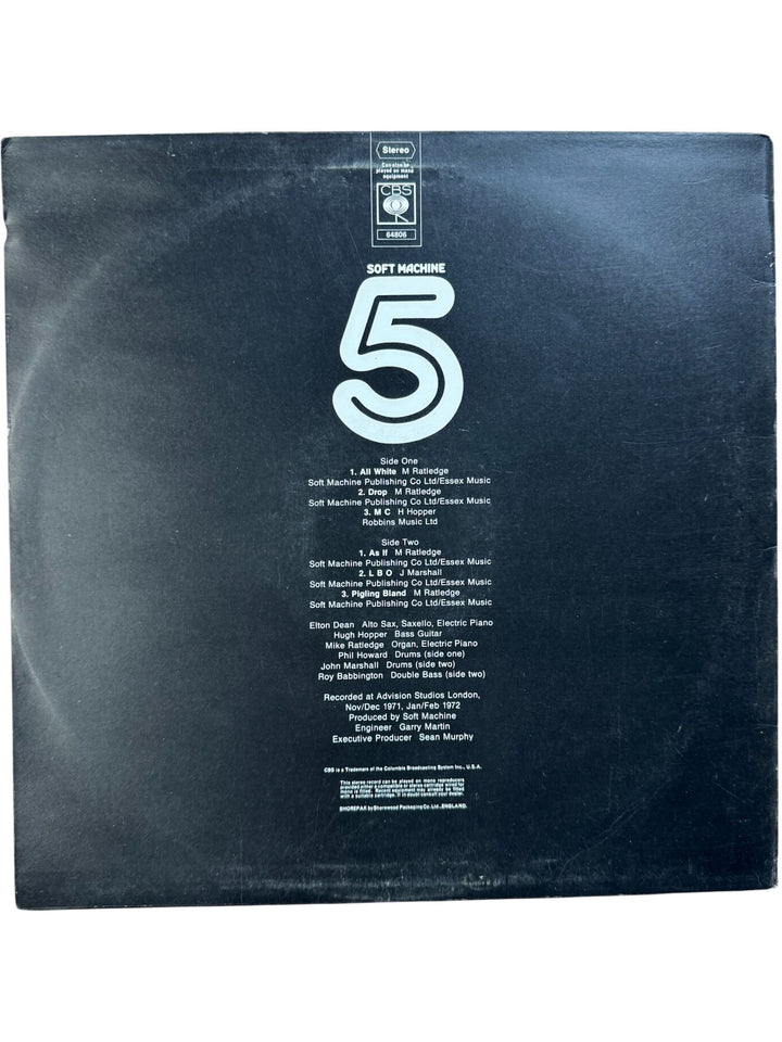 Soft Machine Album 5 Vinyl Record - Good