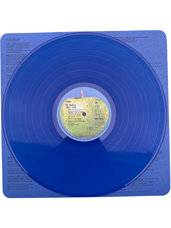 The Beatles 1967-1970 Blue Vinyl LP - Very Good