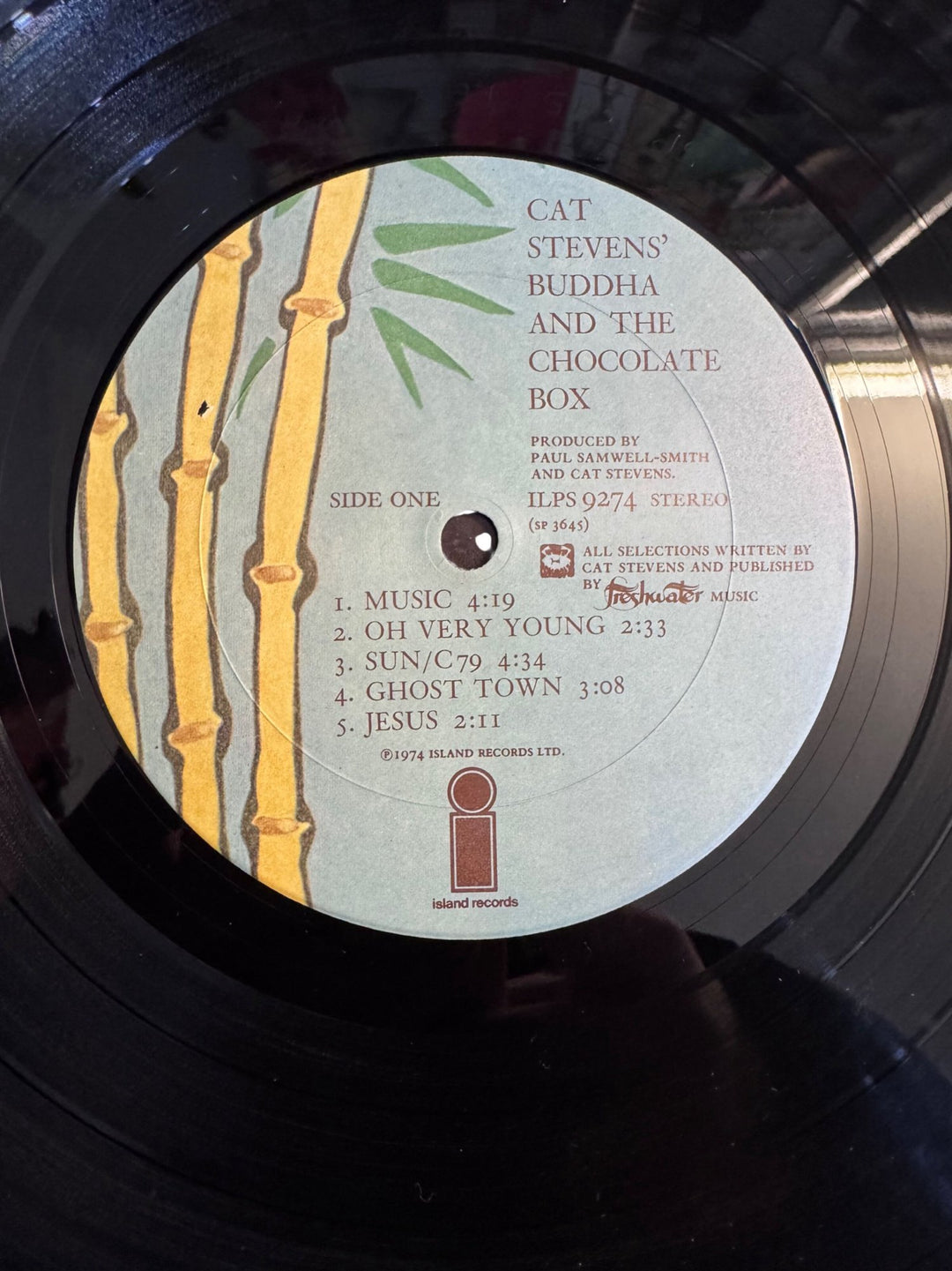 Cat Stevens Buddha And The Chocolate Box Vinyl- Very Good