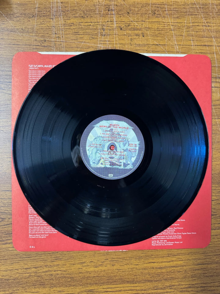 Queen News Of The World Vinyl - Good