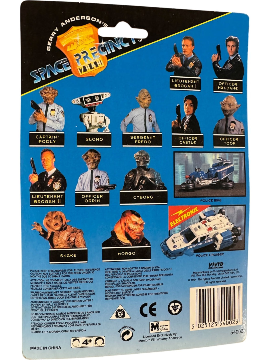 Space Precinct Officer Haldane Action Figure