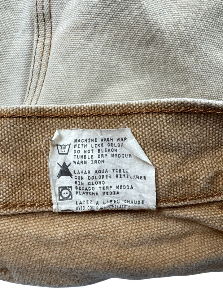 Dickies Beige Workwear Cargo Shorts - M - Think Vintage