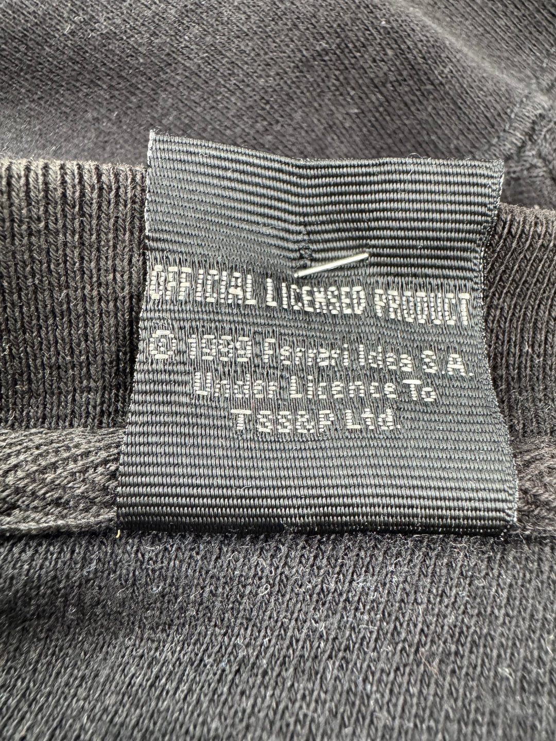 Ferrari Black Sweatshirt  - XL - Think Vintage