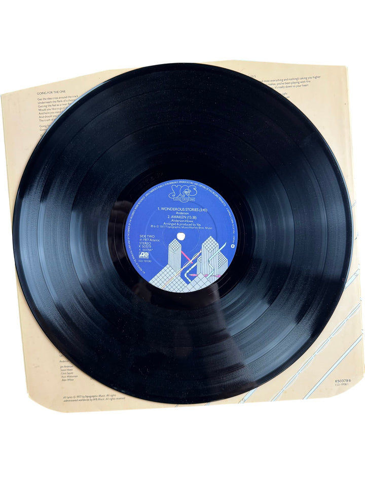 1977 Yes Going For The One Vinyl Album - Good+