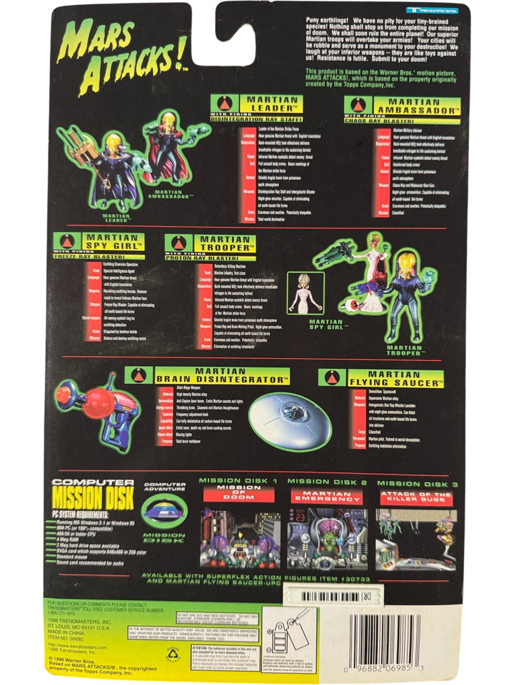 Mars Attacks Martian Spy Girl Action Figure