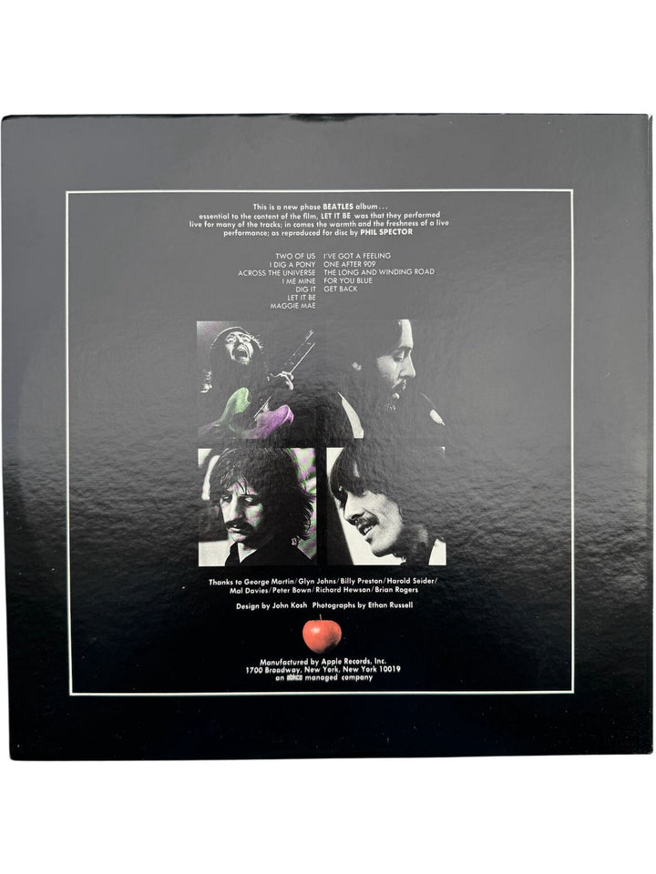 Beatles Let It Be Vinyl Record- Very Good